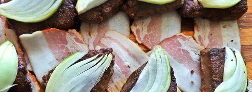 печень в беконе с картофелем. Шаг 8