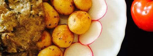 печень в сметанном соусе с эстрагоном. Шаг 4