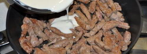 печень в сырном соусе. Шаг 5