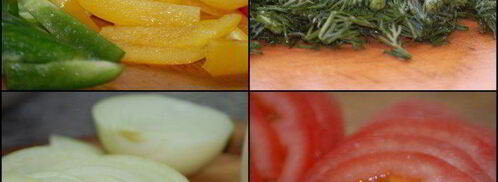 тушеная печень с овощами. Шаг 2