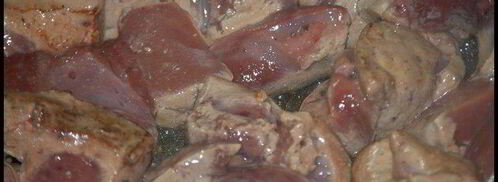 тушеная печень с овощами. Шаг 3