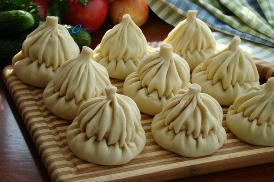 Рецепт двухъярусных хинкали