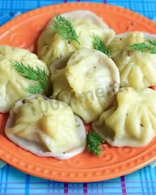 Хинкали в мультиварке на пару