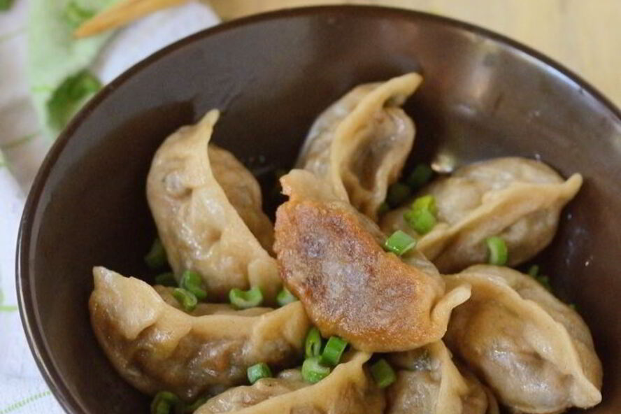 Рецепт китайских пельменей с капустой и грибами