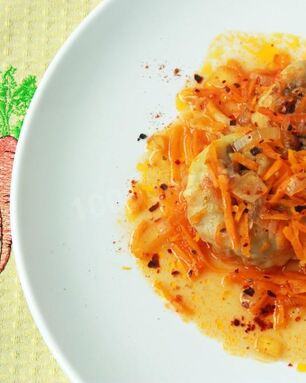 Ленивые пельмени на сковороде