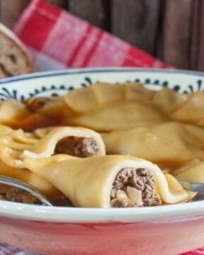 Пельмени из оленины