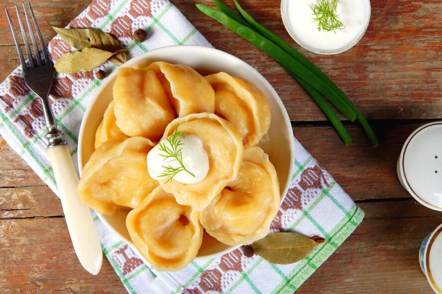 Рецепт пельменей с капустой