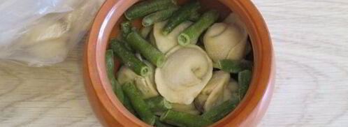 пельмени в горшочках в духовке. Шаг 8