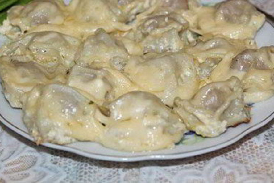 Рецепт пельменей в мультиварке с сыром