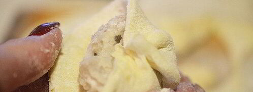 рыбные пельмени елочки. Шаг 8