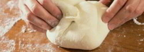 тесто для пельменей на минералке. Шаг 4