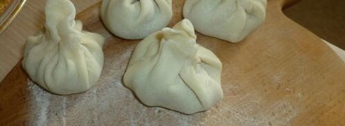 вонтоны с грибами и пекинской капустой. Шаг 3