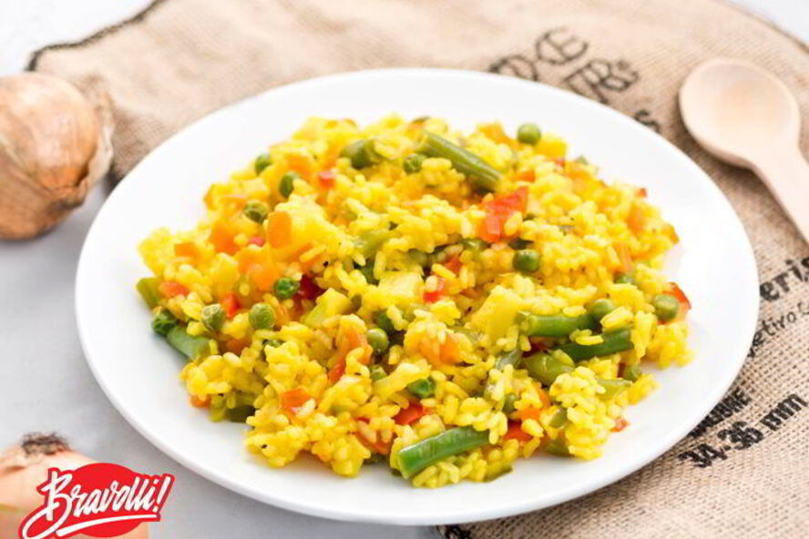 Рецепт овощной паэльи