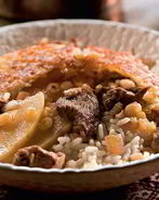 Персидский плов с айвой