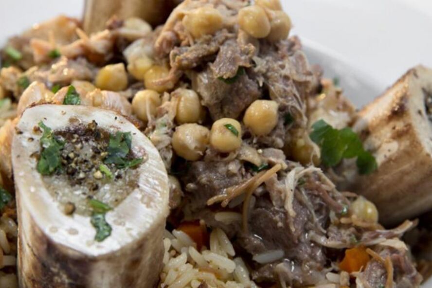 Рецепт пилава с тушенкой и вареным нутом