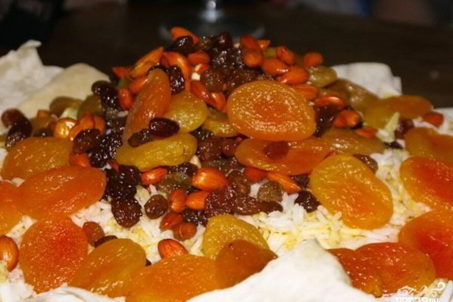 Рецепт плова азербайджанского с сухофруктами