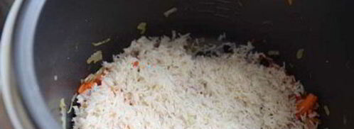 плов без мяса в мультиварке. Шаг 3