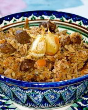 Плов из баранины по-узбекски