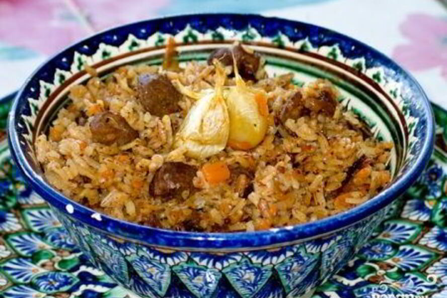 Рецепт плова из баранины по-узбекски