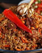 Плов из баранины с нутом