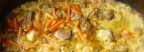 плов из баранины в казане. Шаг 8