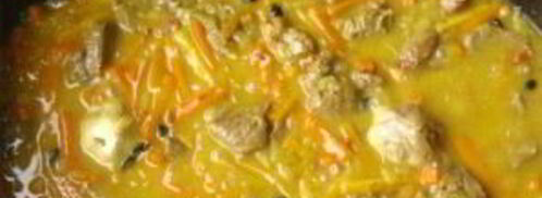 плов из баранины в казане. Шаг 9