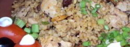 плов из булгура с курицей. Шаг 7