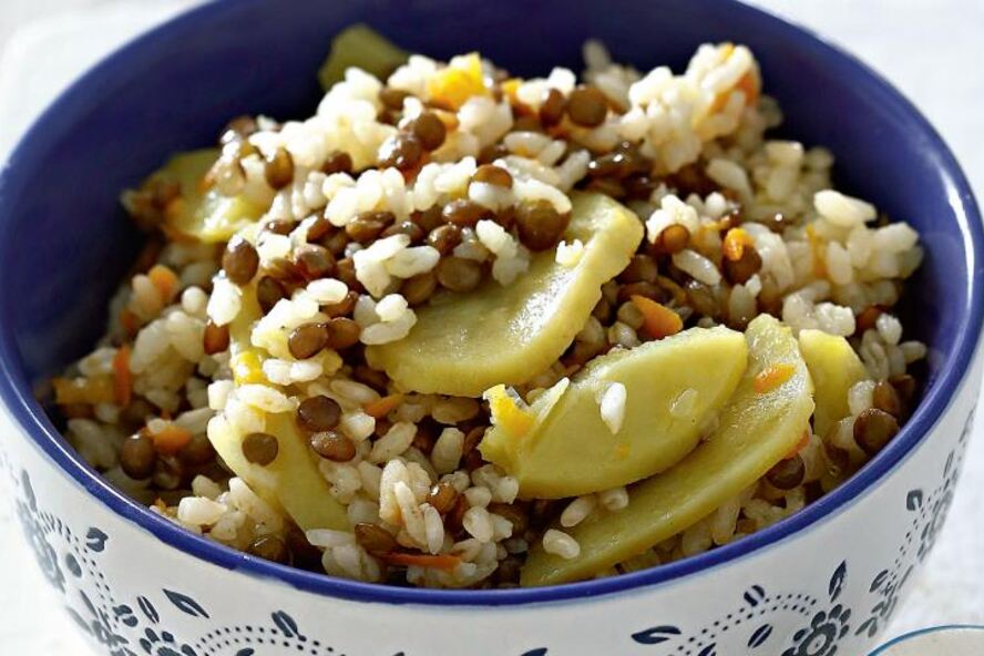 Рецепт плова с чечевицей