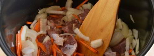 плов с индейкой в мультиварке. Шаг 3