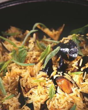 Плов с мидиями