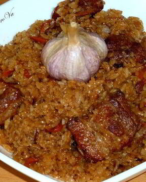 Плов со свиными ребрышками