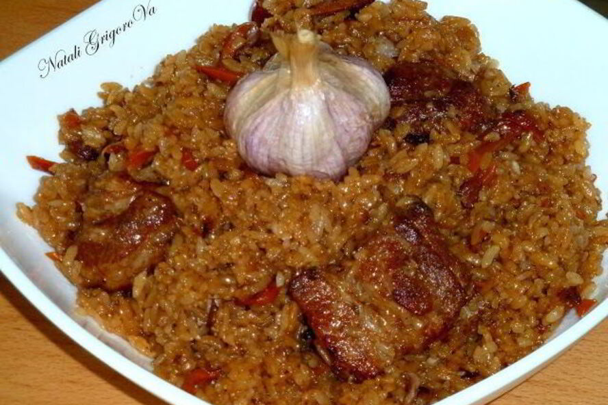 Рецепт плова со свиными ребрышками