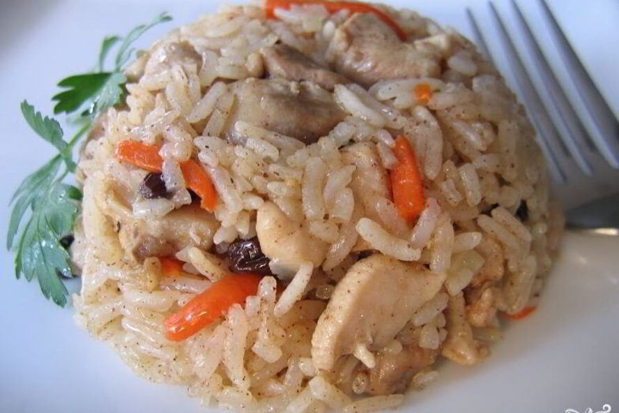 Рецепт плова узбекского с курицей
