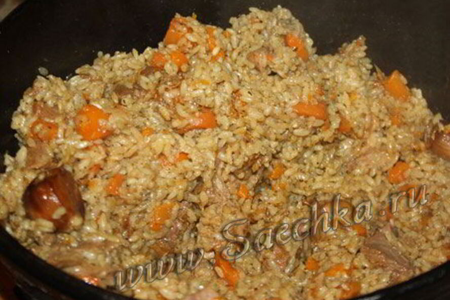 Рецепт плова узбекского в скороварке