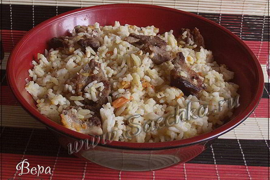 Рецепт плова в мультиварке