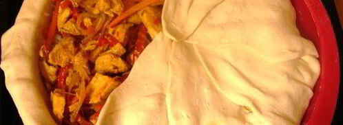 плов в слоеном тесте. Шаг 4