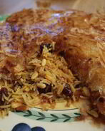 Плов в тесте фило