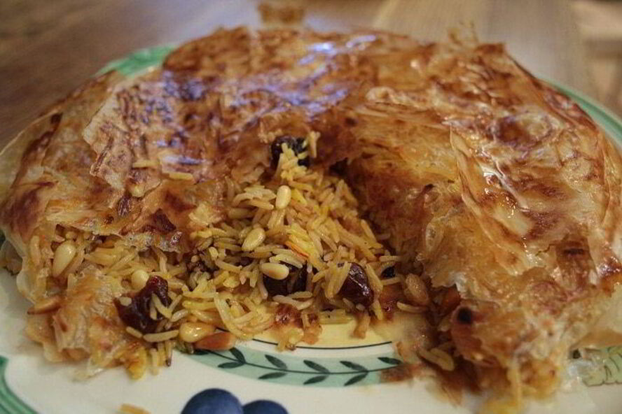 Рецепт плова в тесте фило