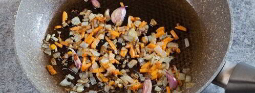 постный плов из гречки с соевым мясом. Шаг 5