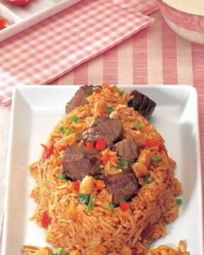 Пряный арабский плов с ягненком