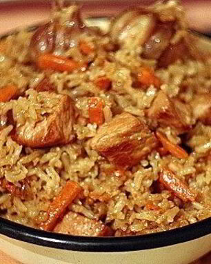 Узбекский плов из свинины