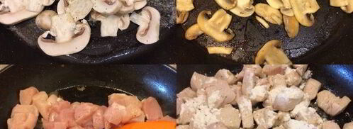 фрикасе из курицы. Шаг 2