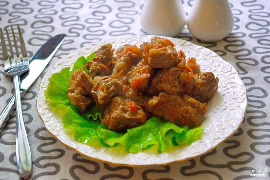 Рецепт мясного рагу с баклажанами