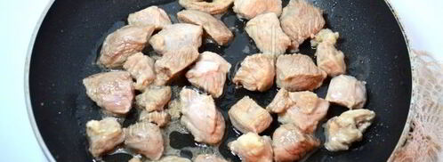 мясное рагу с фасолью. Шаг 3