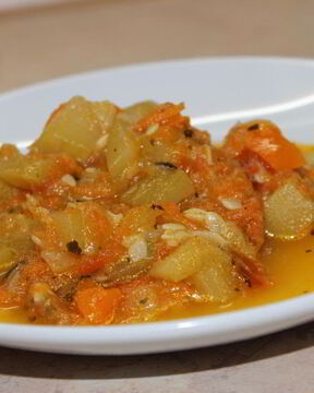 Овощное рагу из кабачков