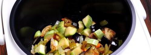 овощное рагу с баклажанами и кабачками в мультиварке. Шаг 5