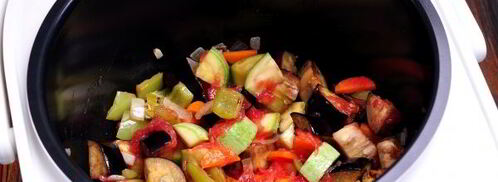 овощное рагу с баклажанами и кабачками в мультиварке. Шаг 6