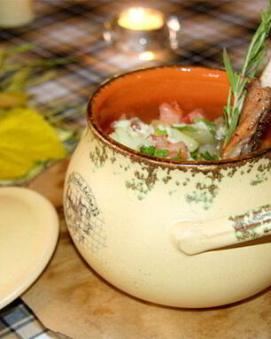 Овощное рагу с бараниной по-шотландски