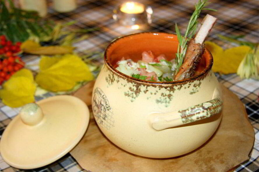 Рецепт овощного рагу с бараниной по-шотландски