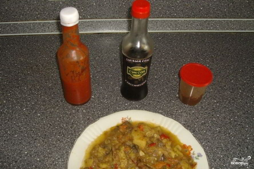 Рецепт овощного рагу с говядиной